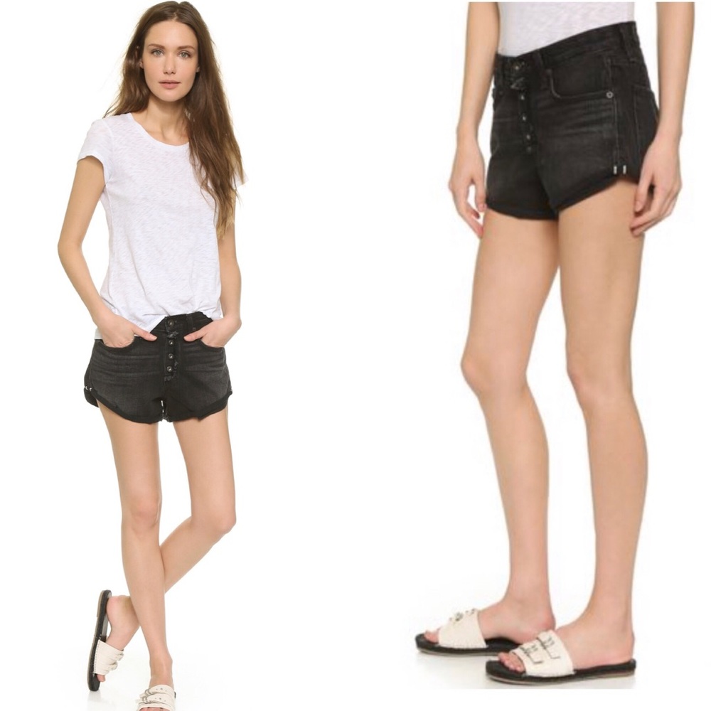 Rag & Bone/JEAN High Rise Marilyn Fly Shorts